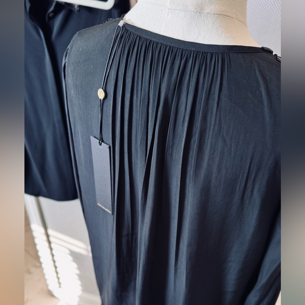 KOBI HALPERIN Keegan Beaded Black Blouse Embellished Top - Picture 8 of 16